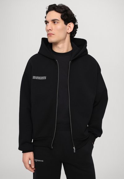 PANGAIA DNA ZIPPED HOODIE UNISEX - Sweatjakke - black