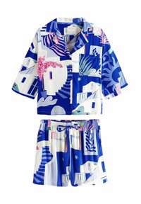 Next REGULAR FIT - BUTTON THROUGH SET - Pyjama - blue houses