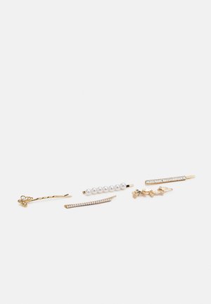 MARGAULT 5 PACK - Hair styling accessory - ivory/clear/gold-coloured