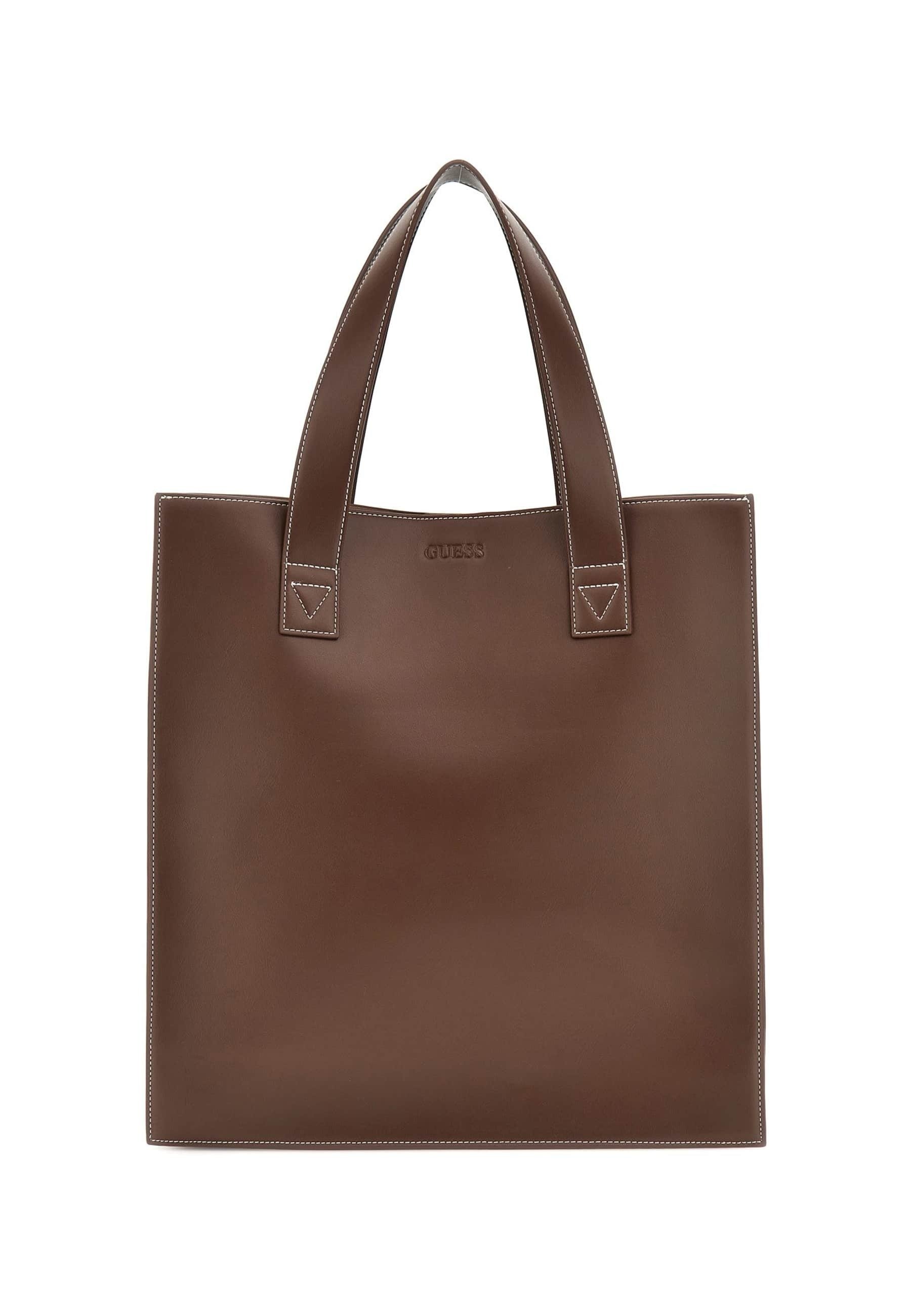 Guess SHOPPER Shopping bag dunkelbraun/marrone scuro Zalando