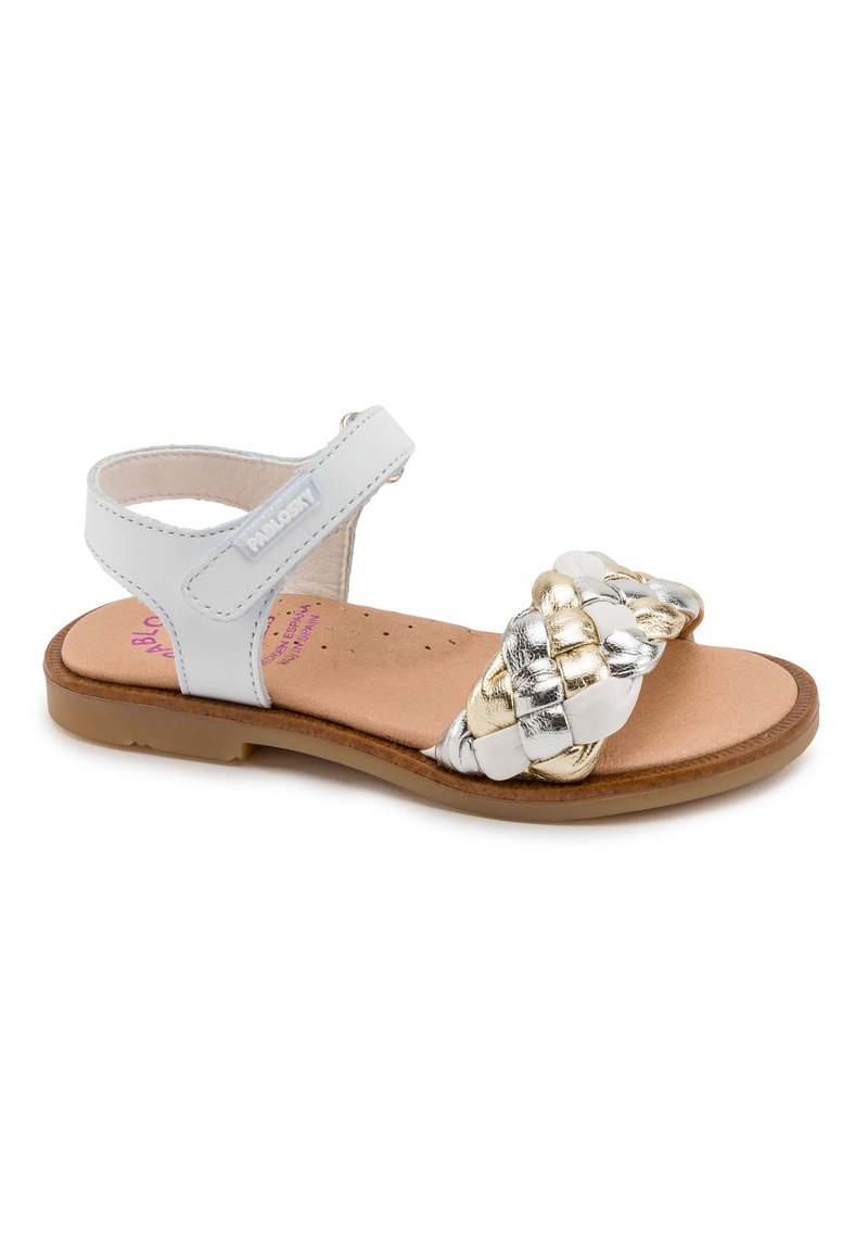 Kinder Riemchensandalen | Pablosky Riemensandalette blanco/weiß - JV53481 Kinder Riemchensandalen | Pablosky Riemensandalette blanco/weiß - JV53481
