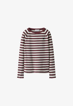 Ilgarankovis viršutinės dalies drabužis - oxblood red