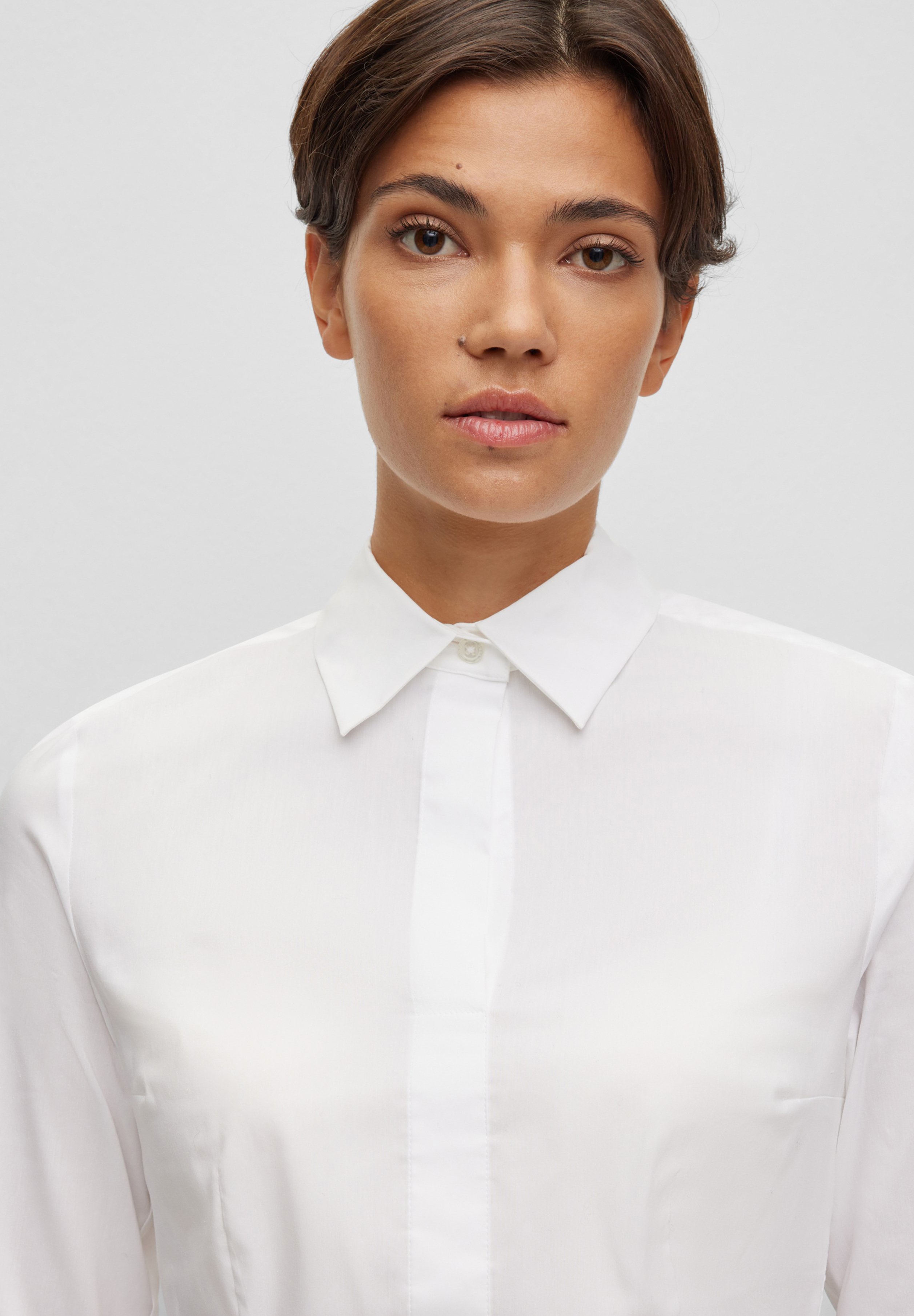 売れ筋商品|||ボス シャツ レディース トップス BASHINAH - Button-down blouse - white Amazon.com: Generic Womens Striped Button Down Shirt,Shirts