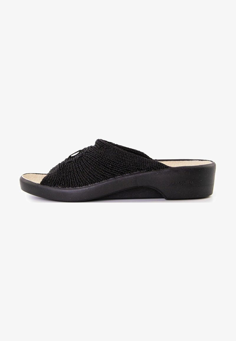 Arcopedico SPLASH - Pantolette flach - schwarz