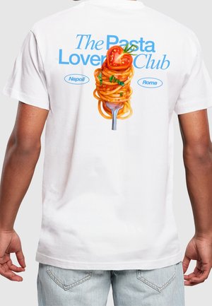 T-shirt print - white