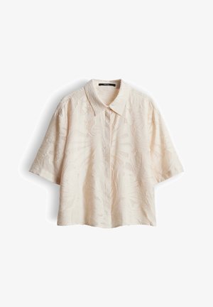 someday., BOXY FLORAL STRUCTURE - Hemdbluse - natural glaze