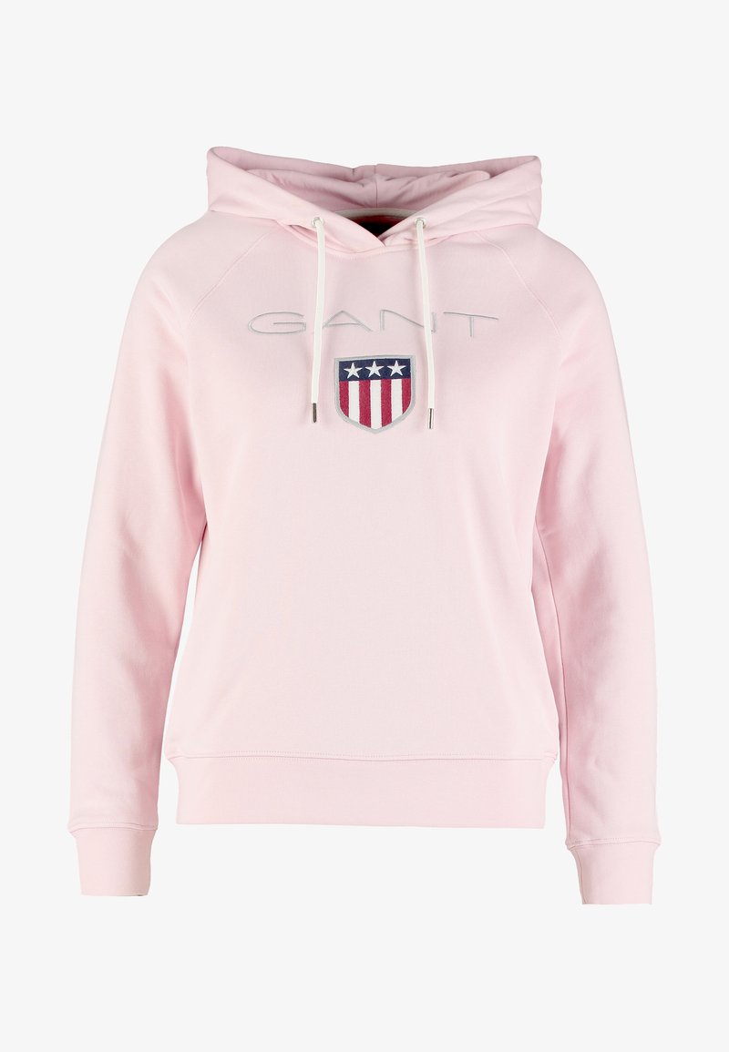 GANT SHIELD HOODIE Hoodie preppy pink light pink Zalando