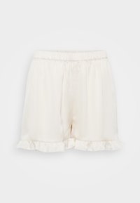 SHORTS PYJAMA FRILL - Pantaloni del pigiama - white
