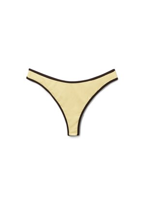 Calzedonia, BICOLOR PIPING BRAZILIAN - Braguita de bikini - yellow