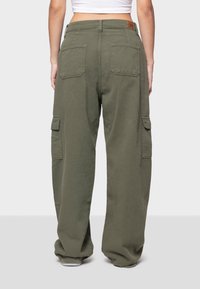 Kaotiko CARGO WIDE LEG - Cargo hlače - khaki