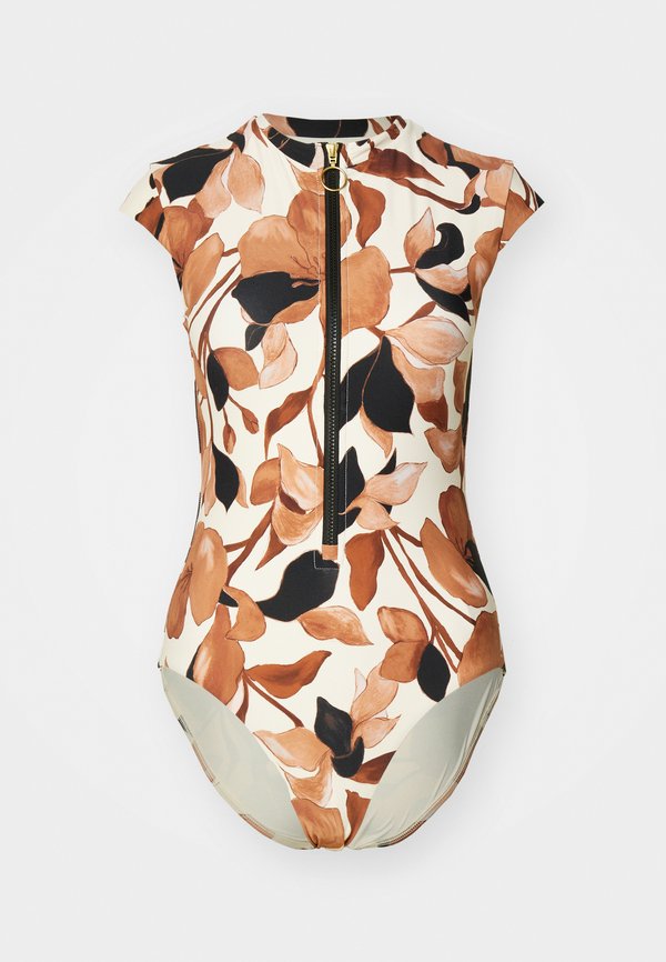 SECRET GARDEN ZIP FRONT ONE PIECE - Swimsuit3