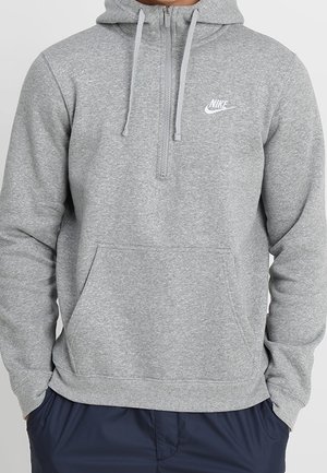 Sweat à capuche - mottled dark grey