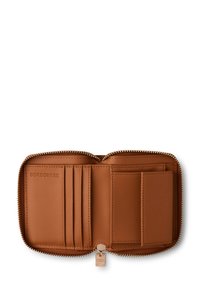 Borbonese LETTERING MEDIUM-ZIPAROUND - Geldbörse - caramel