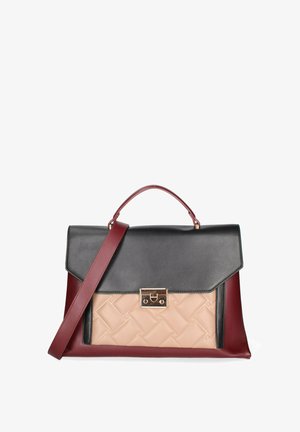 Diana&Co Handbag - dark red and beige