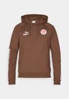FCSP KING HOODIE - Club wear - espresso brown/white