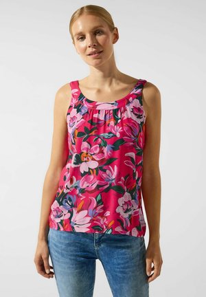 STREET-ONE Jersey top voor dames in Wit | STREET-ONE