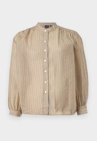 SHEER FASHION SHIRT - Paitapusero - khaki