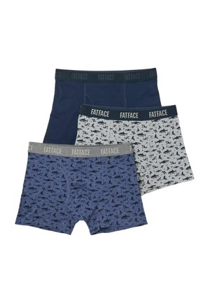 FatFace, 3 PAIRS OF SHARK PRINT BOXERS - Trunks - blue