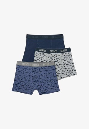 FatFace, 3 PAIRS OF SHARK PRINT BOXERS - Trunks - blue