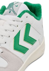 Hummel ST POWER PLAY PL - Clay court tennis shoes - white green