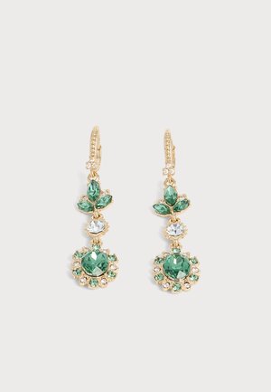 Marchesa, STONE DROP - Σκουλαρίκια - gold-coloured/green