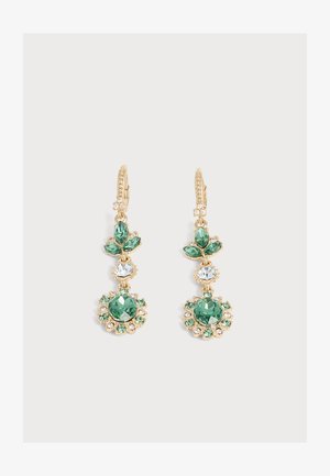 Marchesa, STONE DROP - Σκουλαρίκια - gold-coloured/green