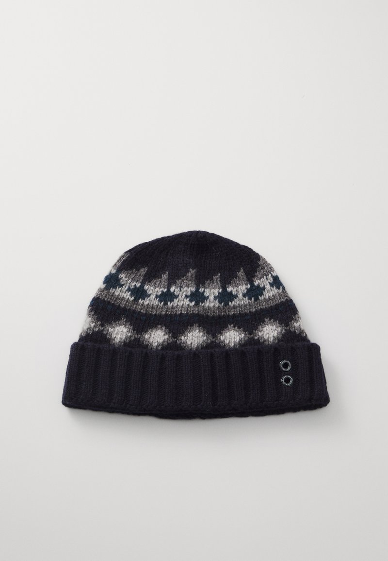 Ron Dorff INTERSIA BEANIES UNISEX - Čepice - navy