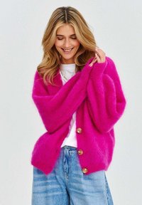 NAOKO MOHEROWY MOMENTS MATTER ONE-SIZE - Kardigán - pink