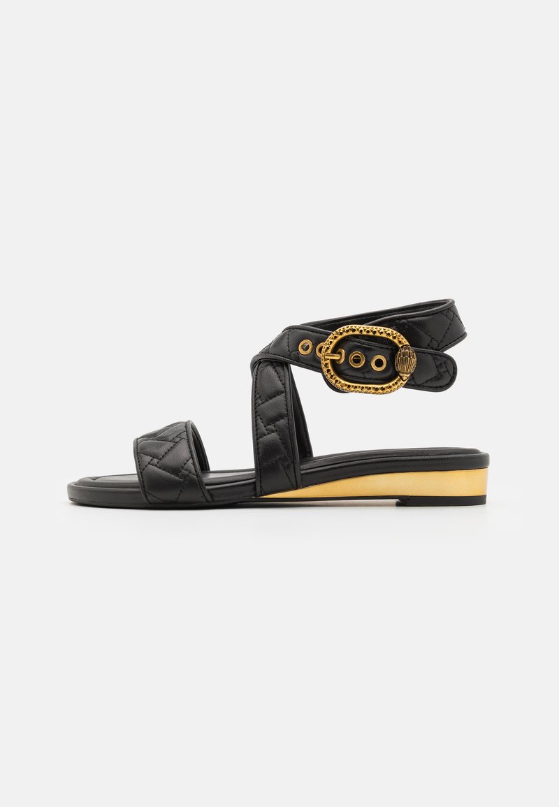 Kurt Geiger London - MAYFAIR FLAT WRAP - Sandalen - black, Vergroten