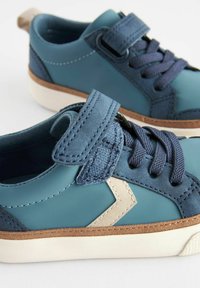 Next TOUCH FASTENING CHEVRON SHOES - Tenisky - navy blue white