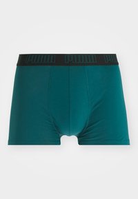 Puma MEN EVERYDAY TRUNKS 2 PACK - Boxer alsónadrág - sea green/black