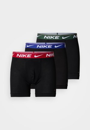 ULTRA COMFORT 3 PACK - Boxer aderenti - black/gym red/deep royal blue/fir