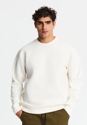 Terranova, FELPA TINTA UNITA - Felpa - bianco lana