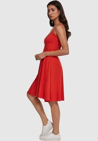 Urban Classics Rochie de zi - bloodorange