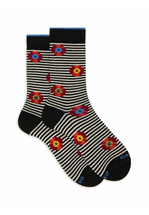 CORTE FANTASIA DISCHI VINILE - Calze - black