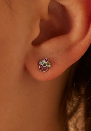 Lucardi, STATEMENT UNISEX - Boucles d'oreilles - silver-coloured no stone