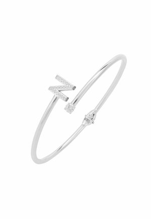 INITIAL BANGLE SILVER N - Bracelet - silver-coloured