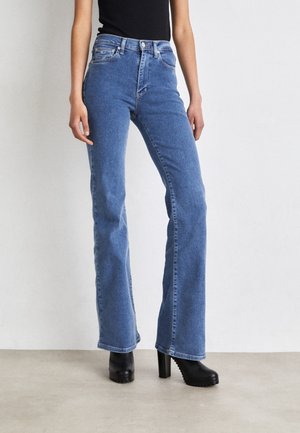 Jean flare - blue denim