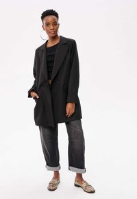 blue shadow ALMERIA - Halflange jas - black