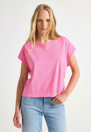 Lindex, LINDEX SHORT SLEEVED TOP LINDEX - T-paita - pink