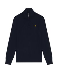 QUARTER ZIP - Pulover - dark navy