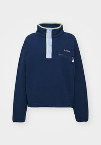 HELVETIA™ II CROPPED HALF SNAP - Fleecetröja - collegiate navy