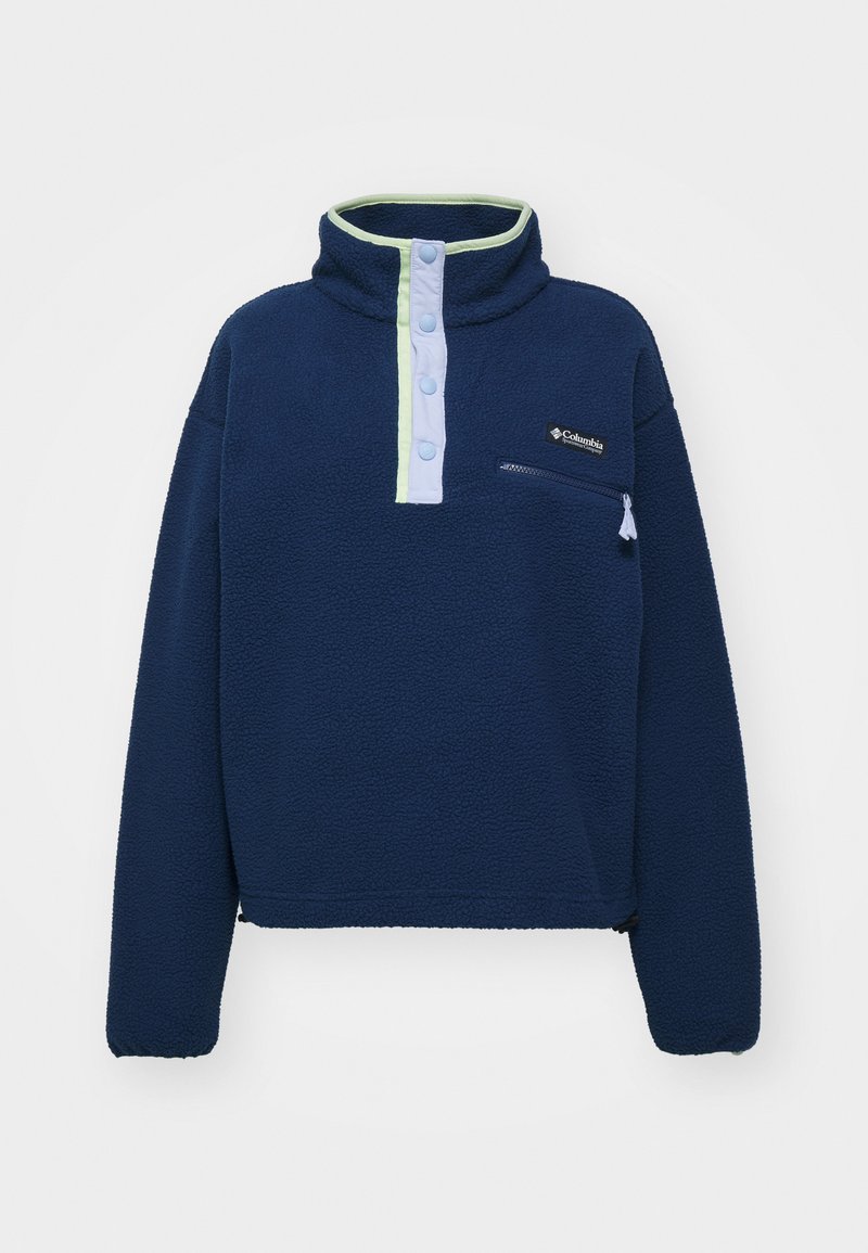 Sweat à capuche en polaire Athletic Deliver avec logo Columbus Blue Jackets - Bleu marine