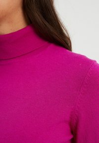 WE Fashion Stickad tröja - neon pink