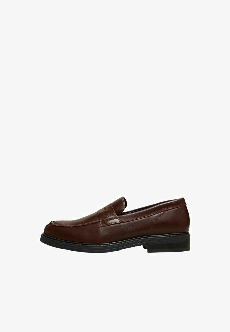 Selected Homme PENNY Polobotky chestnut/hnědá