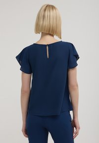 Calliope CON VOLANT - Camicetta - blu
