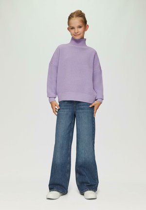 s.Oliver MET OPSTAANDE KRAAG - Strickpullover - lavendel