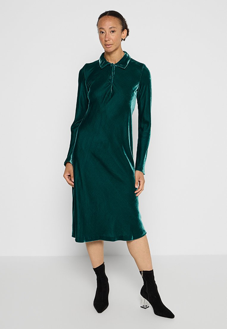 ASPESI Jurk donkergroen ASPESI Jurk donkergroen