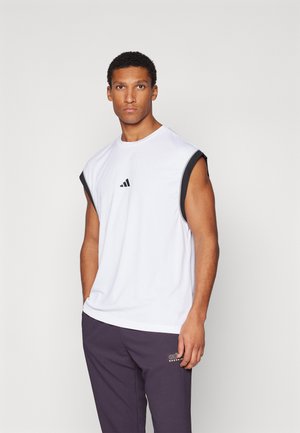 BASKETBALL ALL-WORLD SLEEVELESS - Sports T-shirt - white/black