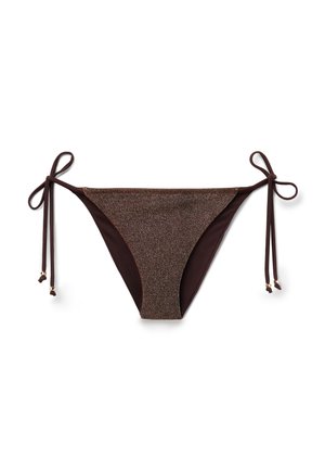 Calzedonia, BROWN GLITTER WITH SIDE TIES - Bikini-Hose - brown
